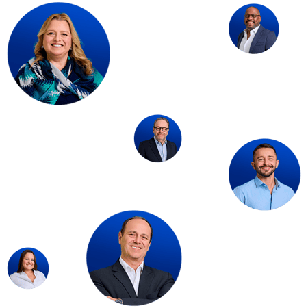 varias bolinhas-azuis